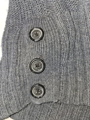 BCBGMAXAZRIA Knit Sweater Dress Textured Detail Grey Women's S — photo 4 of 5