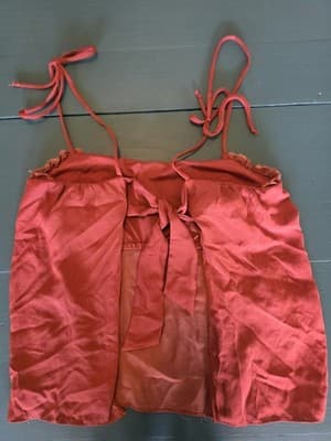 BEC + BRIDGE Tie-Front Camisole Top Red Women's 8 — photo 4 of 4