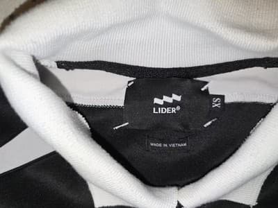 Black & White Long Sleeve Sports Jersey THEEIGHTH Branding Black White Unisex XS — photo 3 of 4