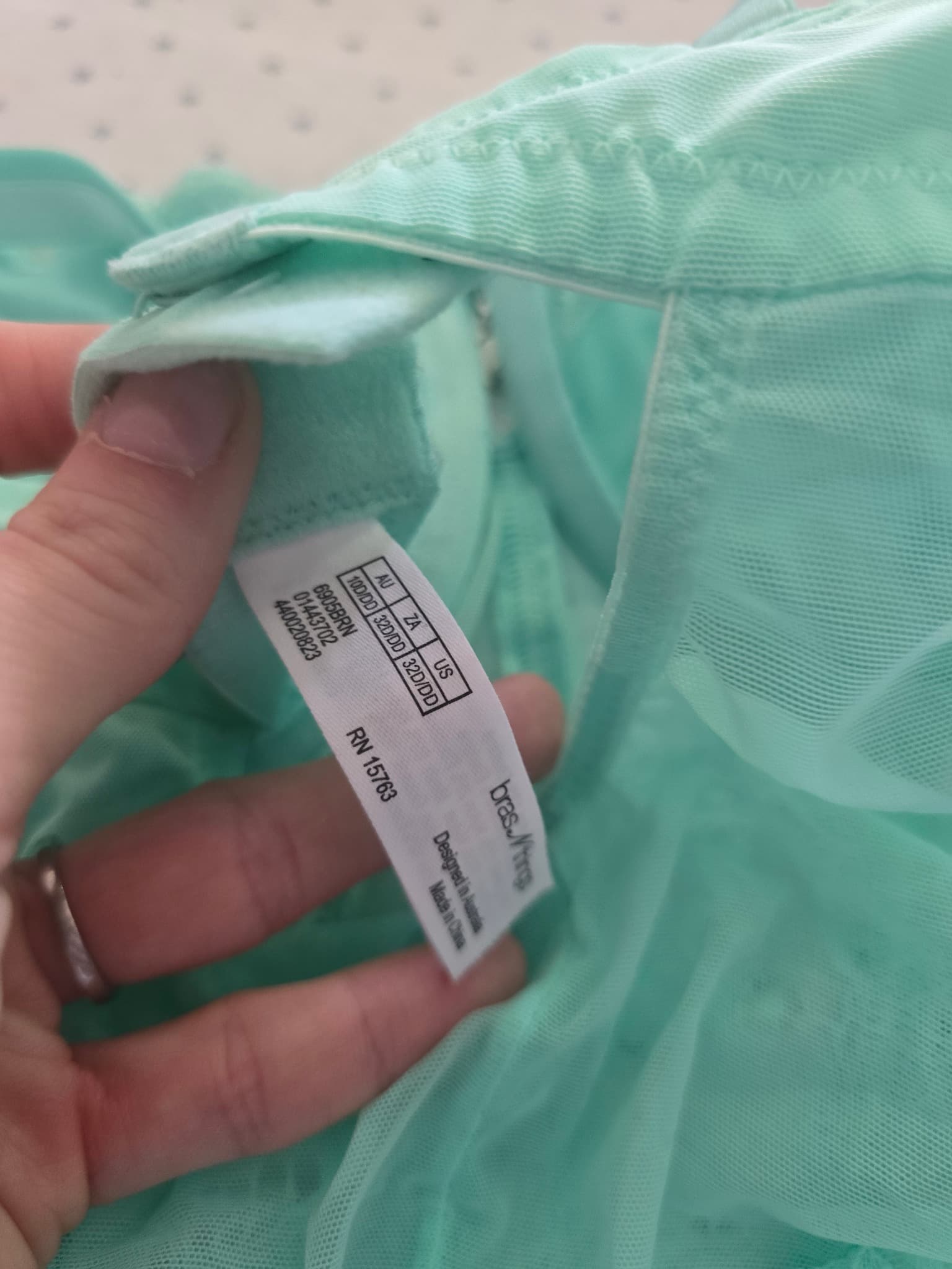 Bras N Things Corset Bodysuit Lace Detail Mint Green Women's 10 — photo 6 of 7