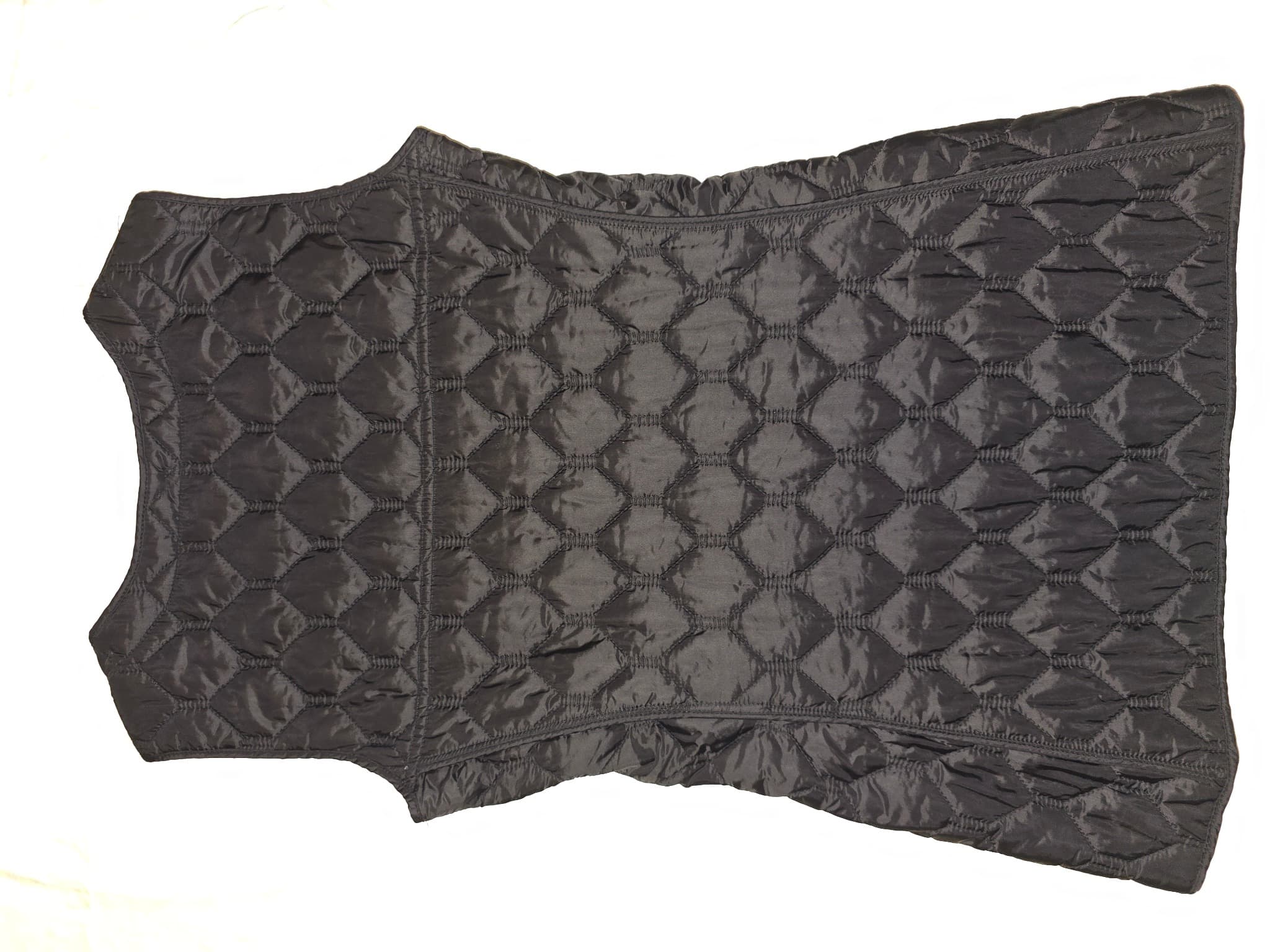 Burberry Brit Quilted Vest Nova Check Lining Black Women's XS — photo 21 of 21