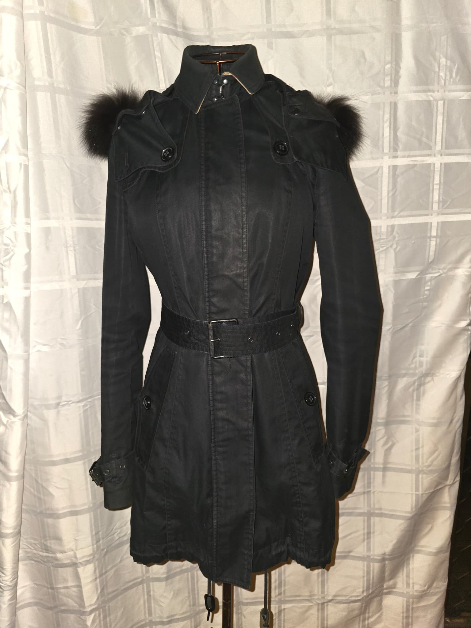 Burberry Brit Quilted Vest Nova Check Lining Black Women's XS — photo 7 of 21