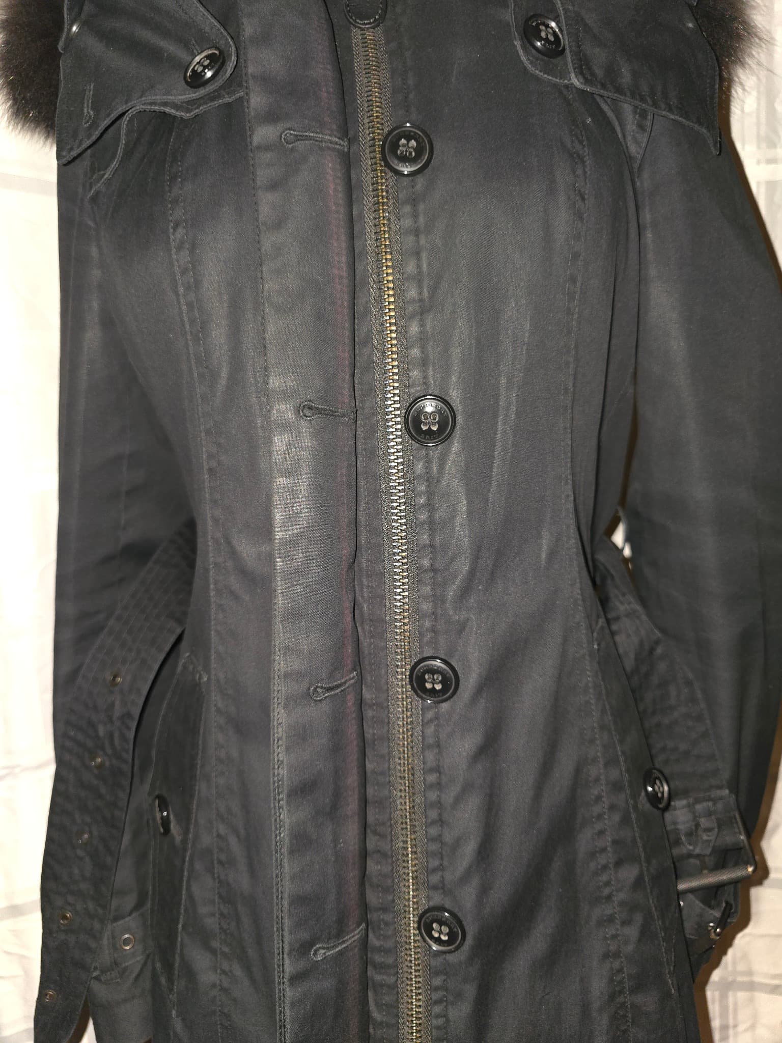 Burberry Brit Quilted Vest Nova Check Lining Black Women's XS — photo 8 of 21