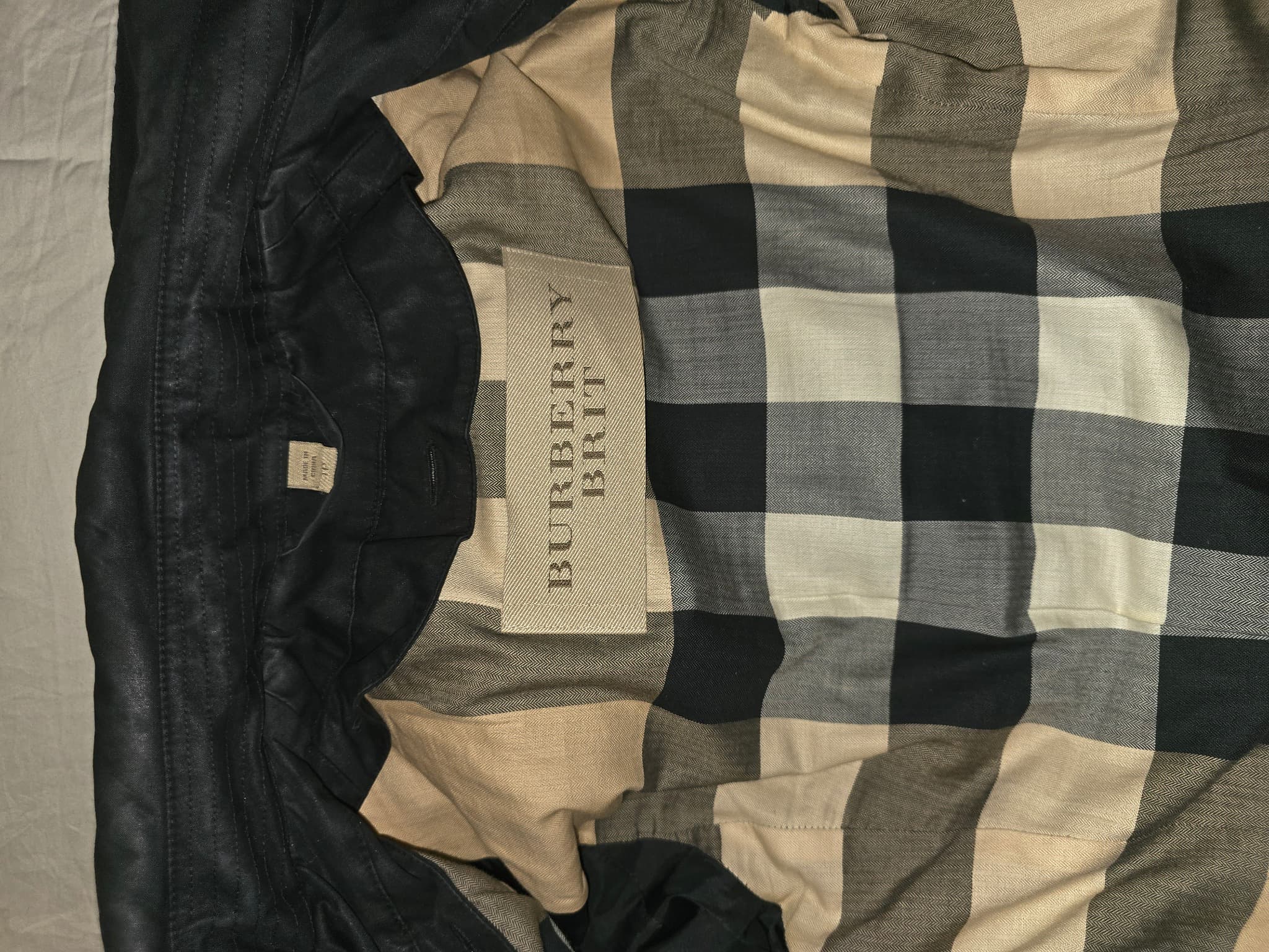 Burberry Brit Quilted Vest Nova Check Lining Black Women's XS — photo 10 of 21
