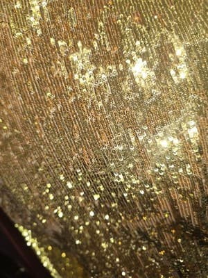 Burberry Cocktail Dress Hand-Gathered Sequin Gold Women's S — photo 3 of 8