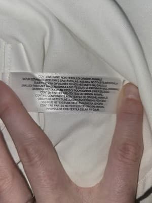Burberry London Button-Down Shirt Decorative Buttons White Men's M — photo 12 of 13