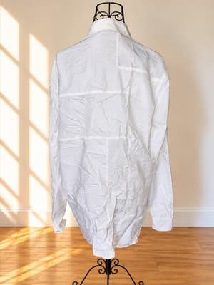 Burberry London Button-Down Shirt Decorative Buttons White Men's M — photo 2 of 13