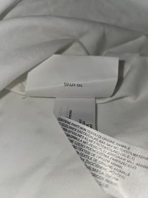 Burberry London Button-Down Shirt Decorative Buttons White Men's M — photo 6 of 13