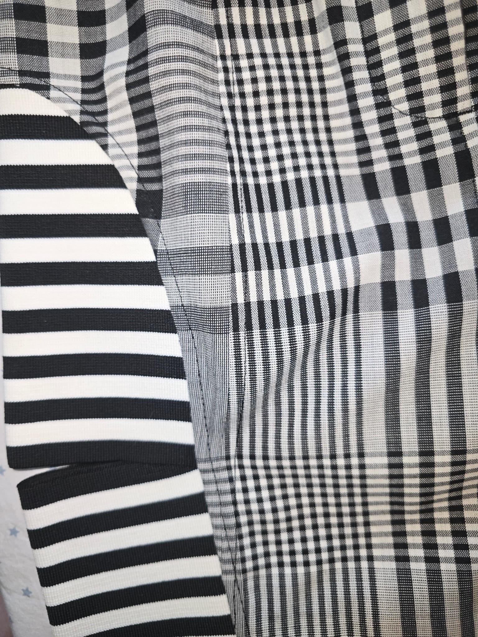 Burberry NWT Black White Gingham Check Plaid Mini Skirt Size IT 34 US 02 NWT — photo 2 of 15