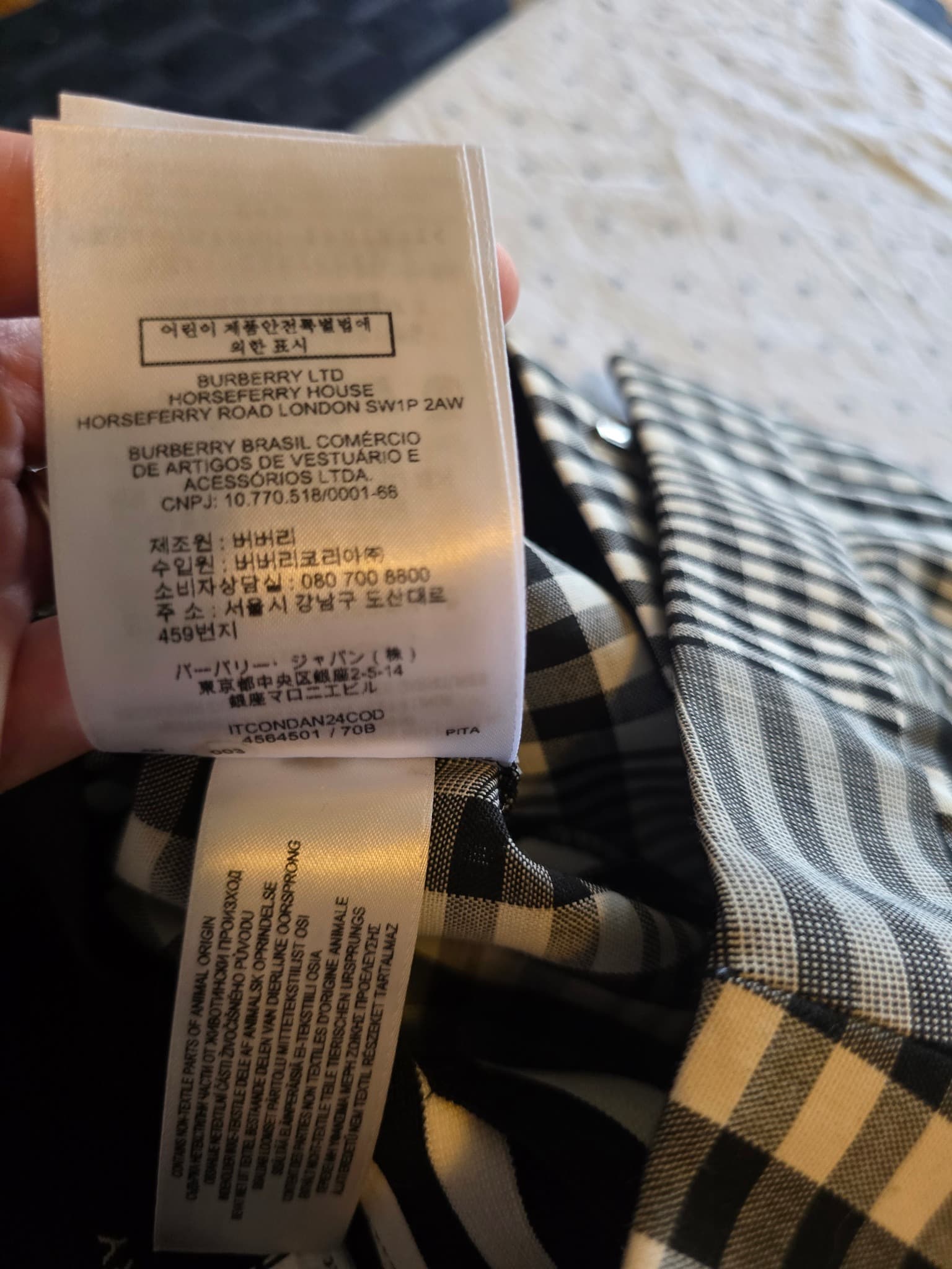 Burberry NWT Black White Gingham Check Plaid Mini Skirt Size IT 34 US 02 NWT — photo 12 of 15