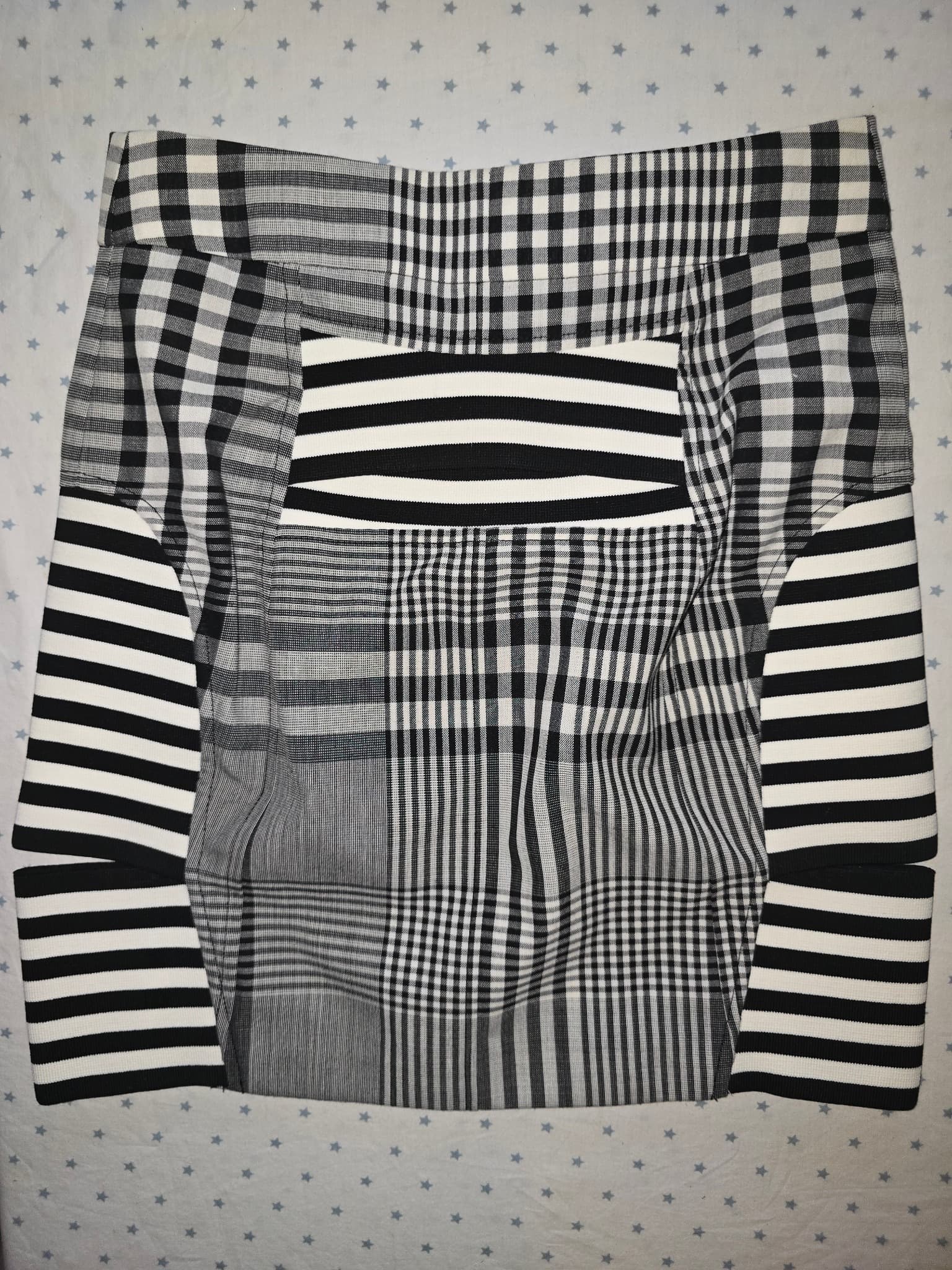 Burberry NWT Black White Gingham Check Plaid Mini Skirt Size IT 34 US 02 NWT — photo 5 of 15