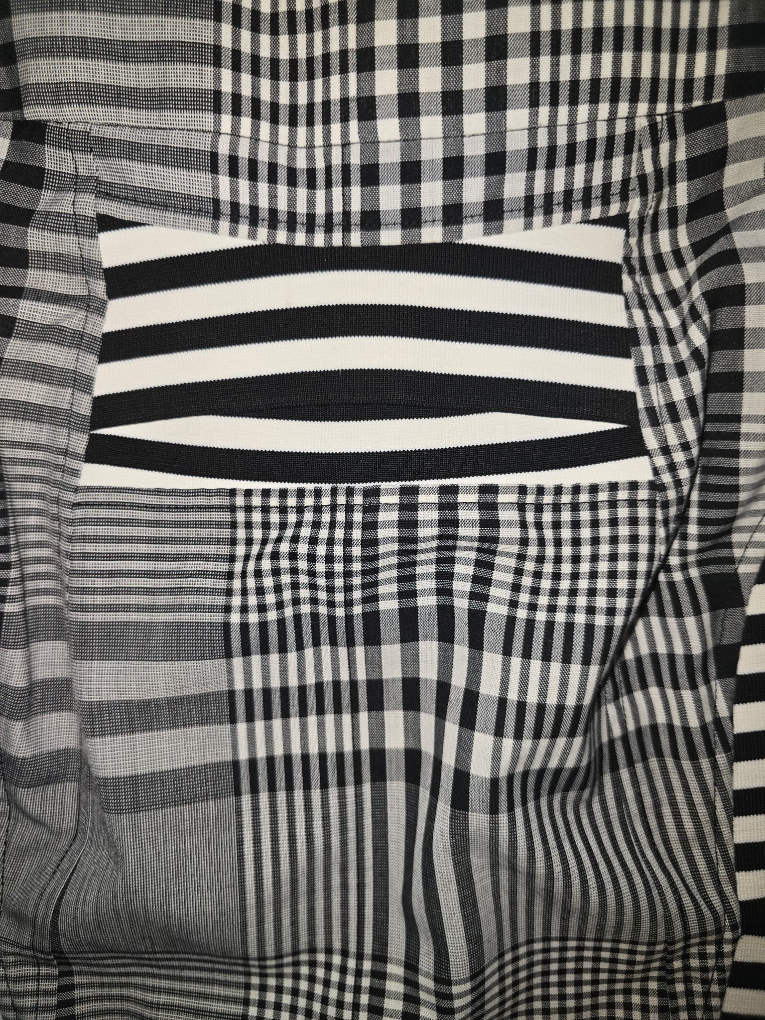 Burberry NWT Black White Gingham Check Plaid Mini Skirt Size IT 34 US 02 NWT — photo 6 of 15