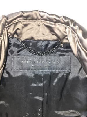 Burberry Prorsum Military Jacket Silk Satin Brown Women's 38 — photo 6 of 8