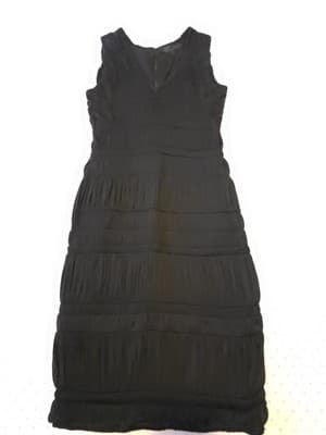 Burberry Prorsum Ruched Bodycon Dress Sleeveless Black Women's 38 — photo 5 of 10
