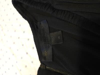 Burberry Prorsum Ruched Bodycon Dress Sleeveless Black Women's 38 — photo 6 of 10