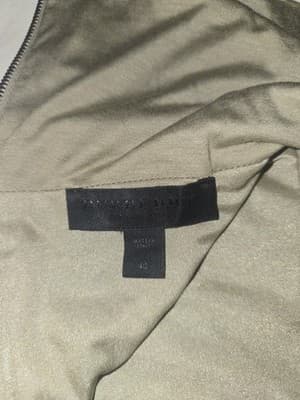 Burberry Prorsum Ruched Pleated Midi Dress Archival Sage Champagne Women's IT40 — photo 7 of 11