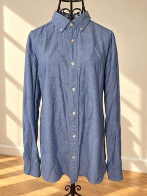 Charles Tyrwhitt Button-Down Shirt Slim Fit Blue Men's L — photo 1 of 3