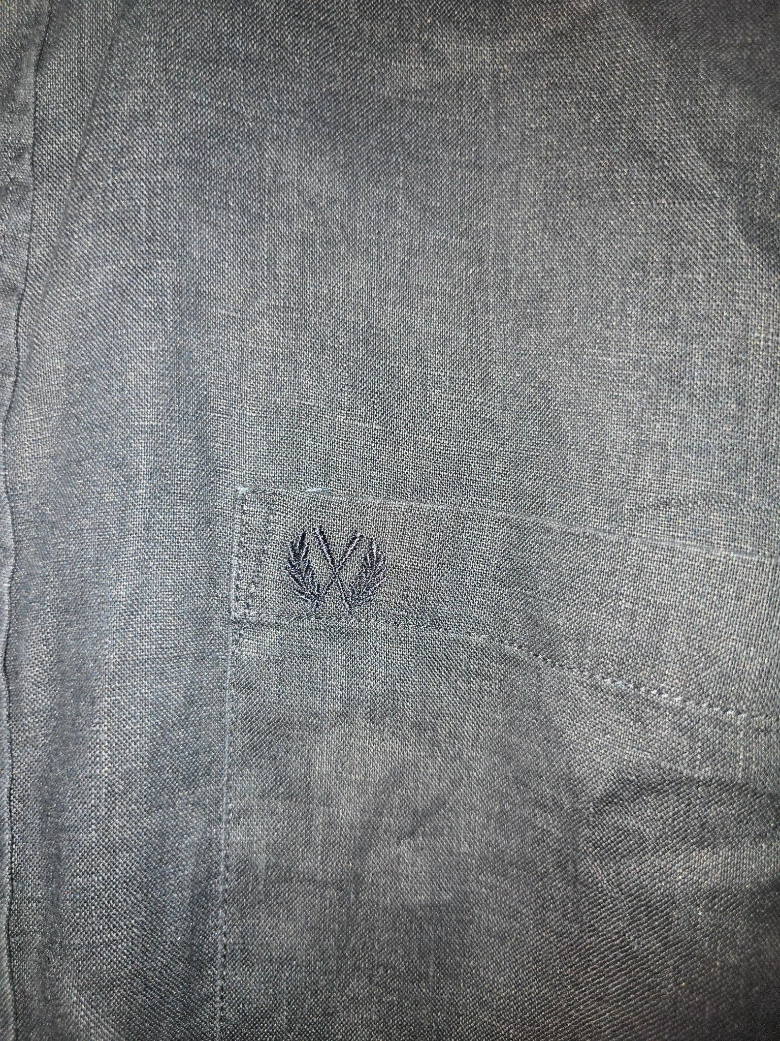 Coast Clothing Co. Long Sleeve Button-Down Shirt Navy Men's M — photo 3 of 5
