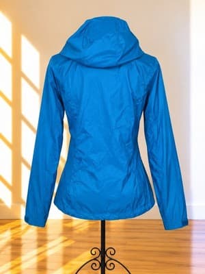Columbia Windbreaker Hooded Full Zip Jacket Blue Women's XS — photo 2 of 6