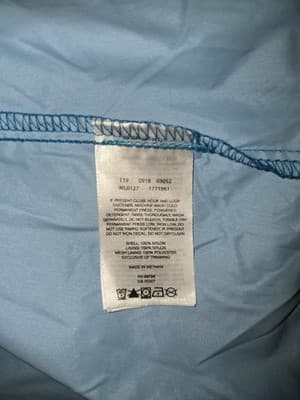 Columbia Windbreaker Hooded Full Zip Jacket Blue Women's XS — photo 6 of 6