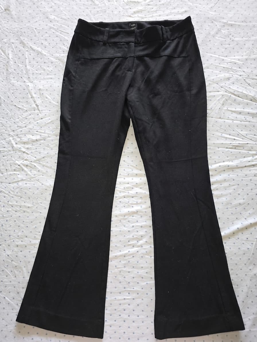 CUE CITY Dress Pants Tailored Fit Black Women's 12