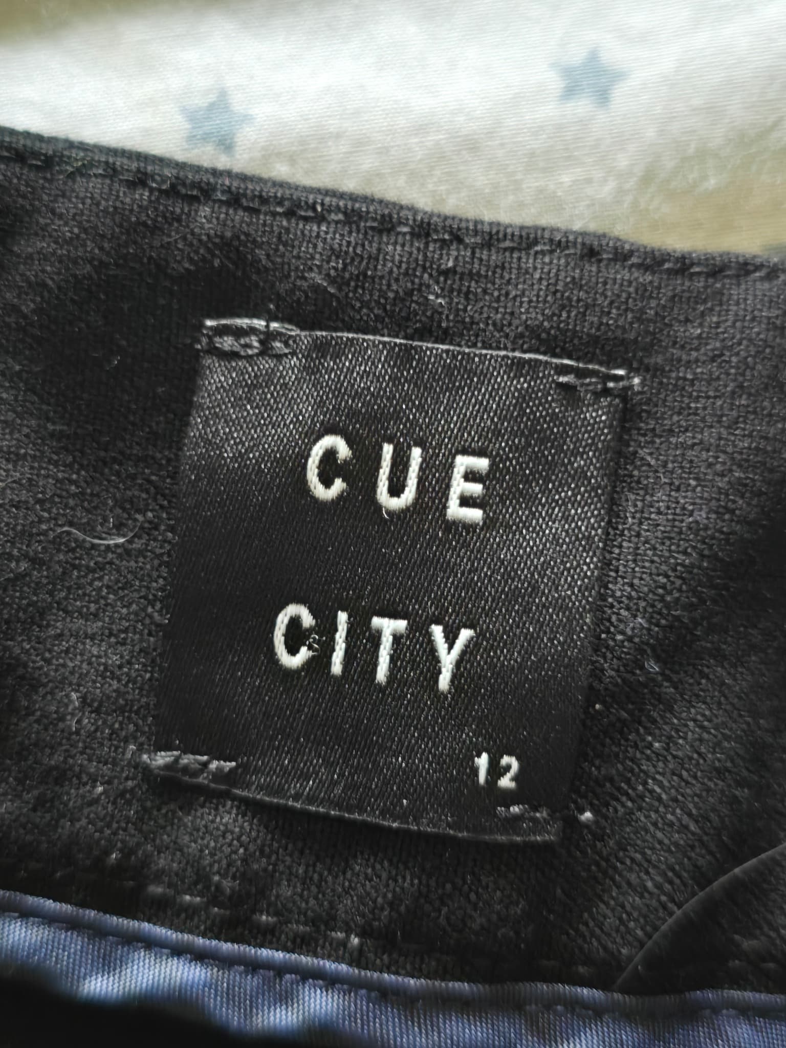 CUE CITY Dress Pants Tailored Fit Black Women's 12 — photo 3 of 4