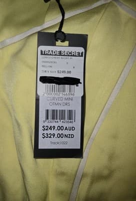 David Lawrence Tailored Sheath Dress With White Piping Yellow Women's 8 — photo 3 of 6