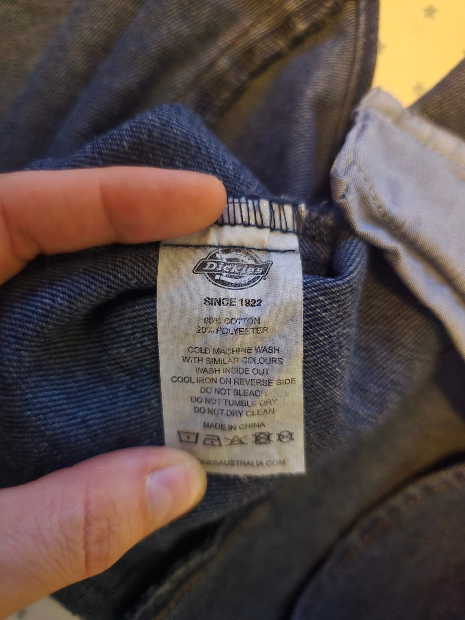 Dickies Denim Vest Button Up Blue Women's 10 — photo 4 of 7