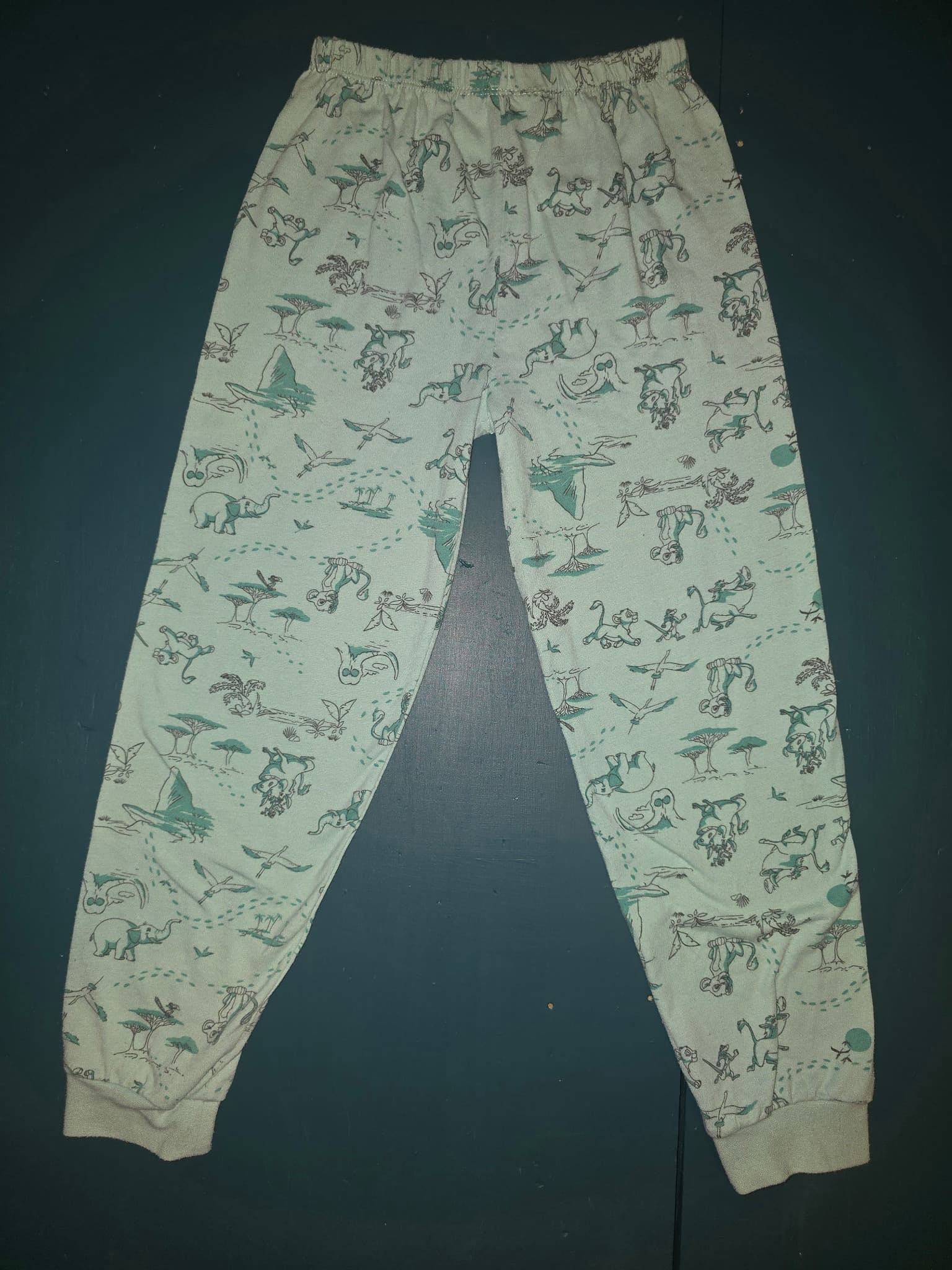 Disney Jogger Pajama Pants The Lion King Print Light Green Kids 6 — photo 4 of 4