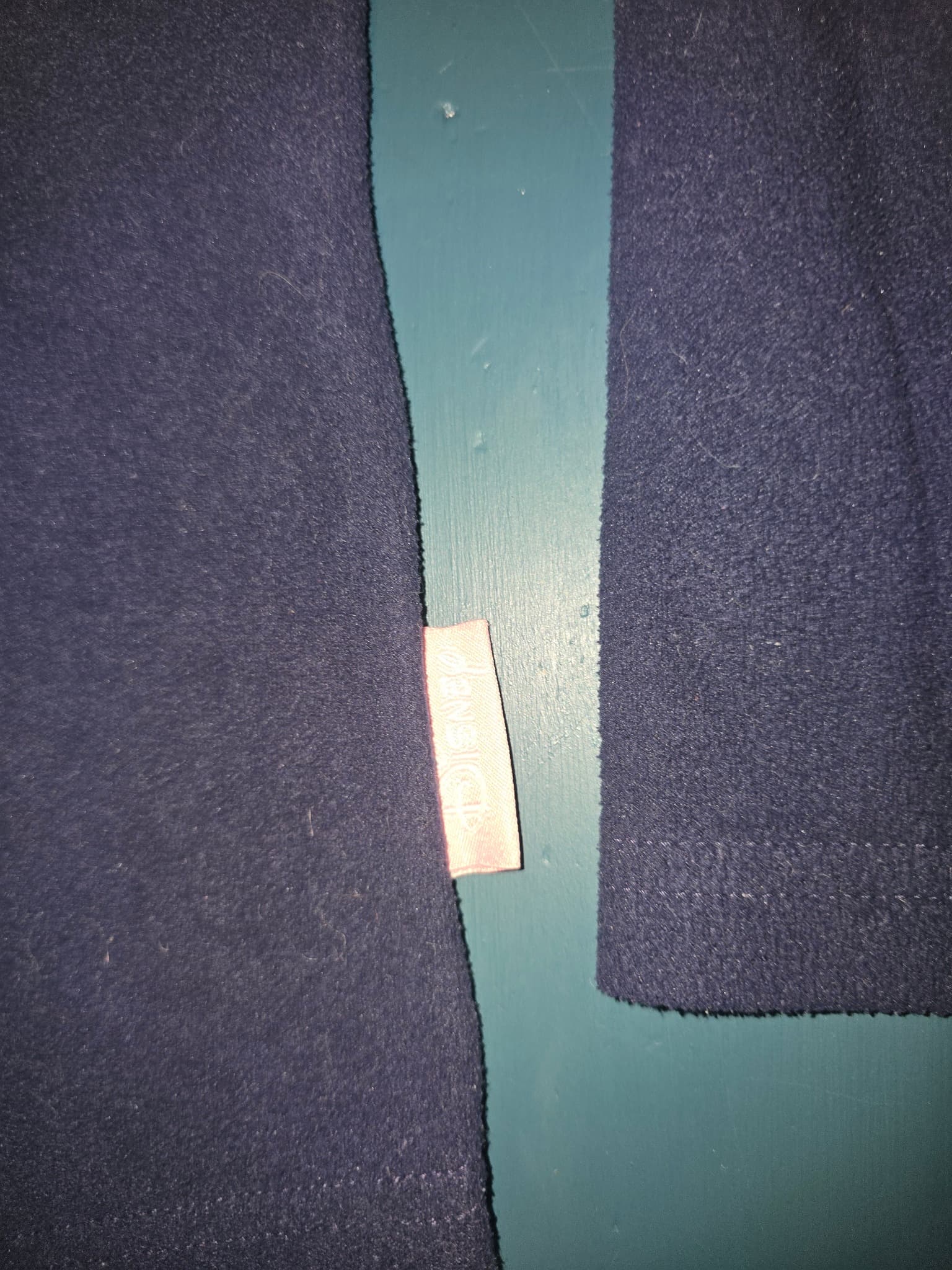 Disney Long Sleeve Fleece Top Eeyore Hello Monday Navy Blue Women's — photo 2 of 5