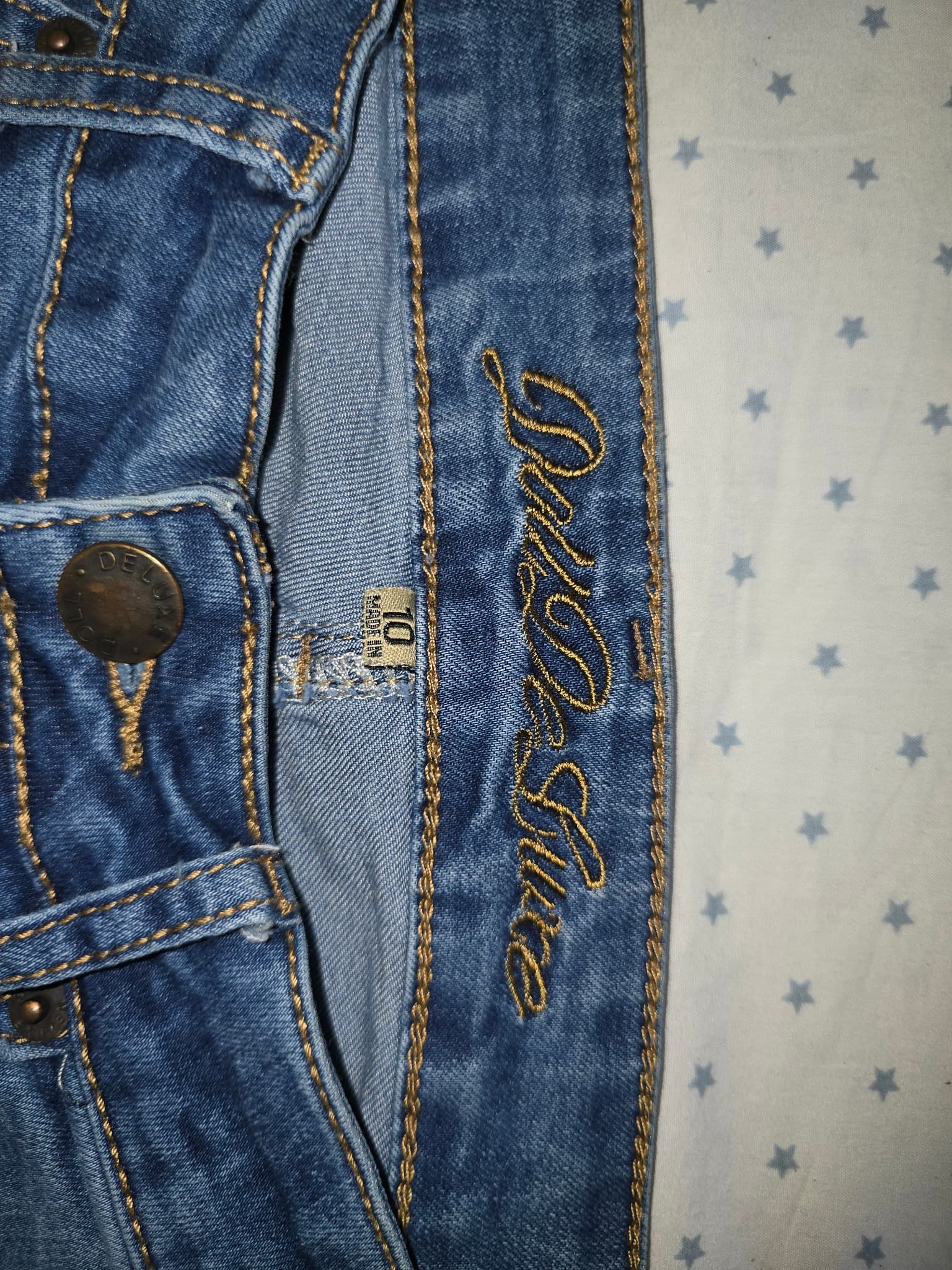 Dollhouse Skinny Jeans Stretch Denim Blue Women's 10 — photo 2 of 4