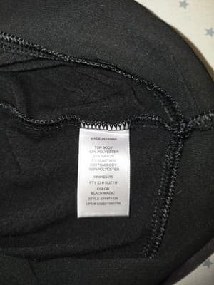 ELLEN TRACY Tunic Dress Sheer Hem Black Women's M — photo 4 of 4