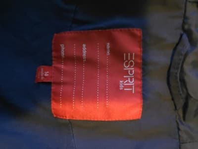 Esprit Hooded Parka Jacket Blue Girls 14 — photo 5 of 6