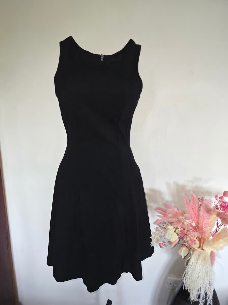 Forever New Fit And Flare Mini Dress Sleeveless Black Women's 8 — photo 1 of 4