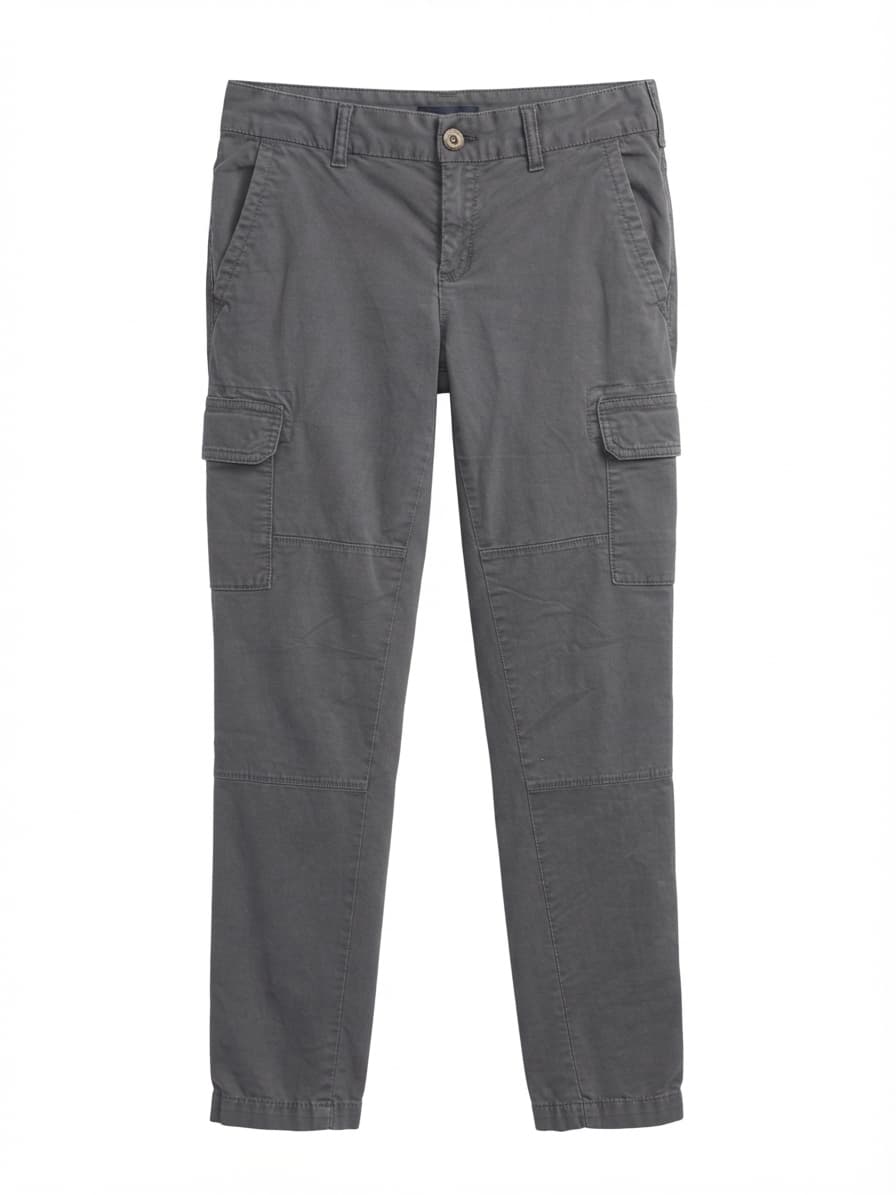 Gap Cargo Pants Side Pockets Grey Women's 6 — photo 1 of 6