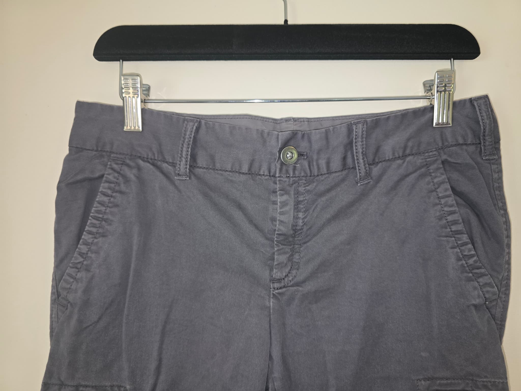 Gap Cargo Pants Side Pockets Grey Women's 6 — photo 2 of 6