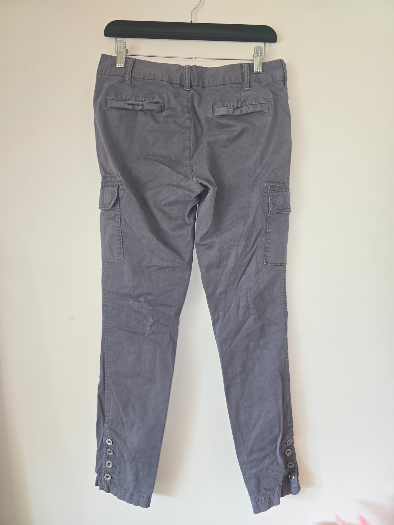 Gap Cargo Pants Side Pockets Grey Women's 6 — photo 3 of 6