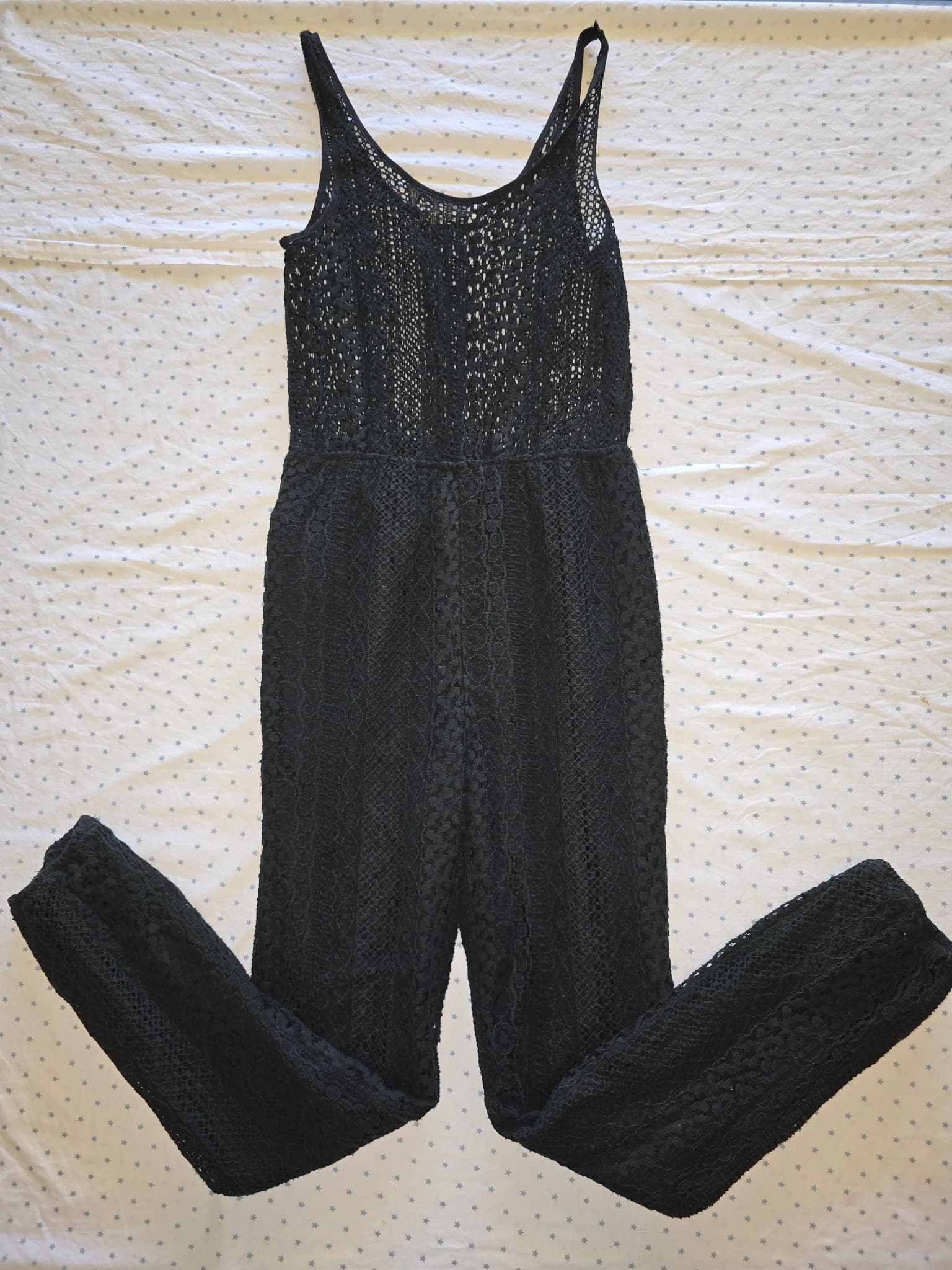 Grab Industries Lace Sleeveless Jumpsuit Black Women's 6 — photo 1 of 4