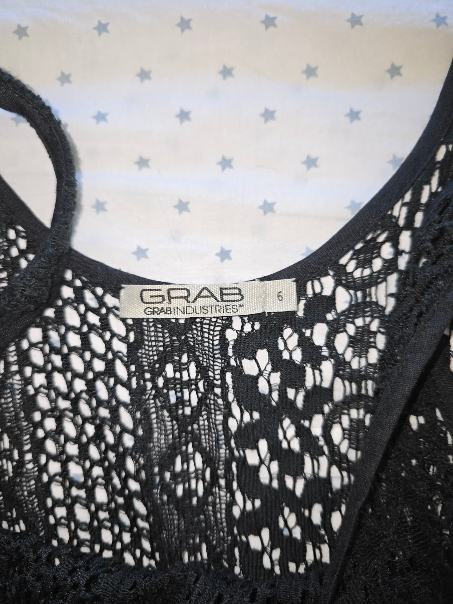 Grab Industries Lace Sleeveless Jumpsuit Black Women's 6 — photo 4 of 4