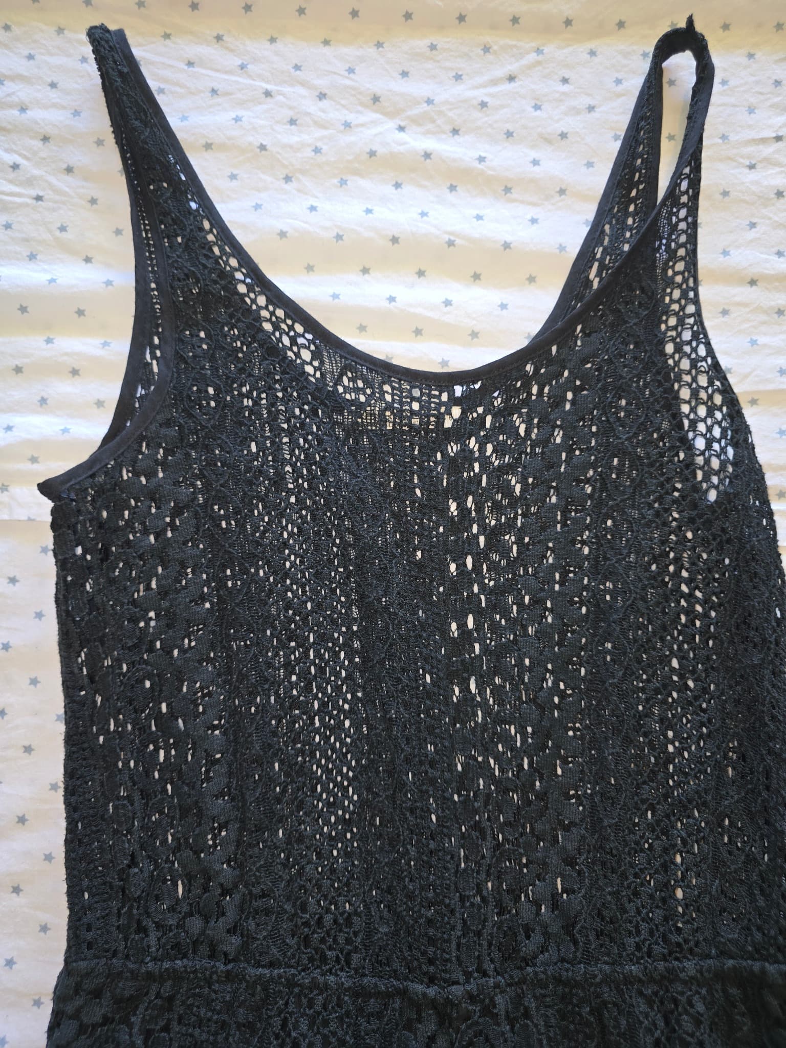 Grab Industries Sleeveless Jumpsuit Lace Bodice Black Women's 6 — photo 3 of 4