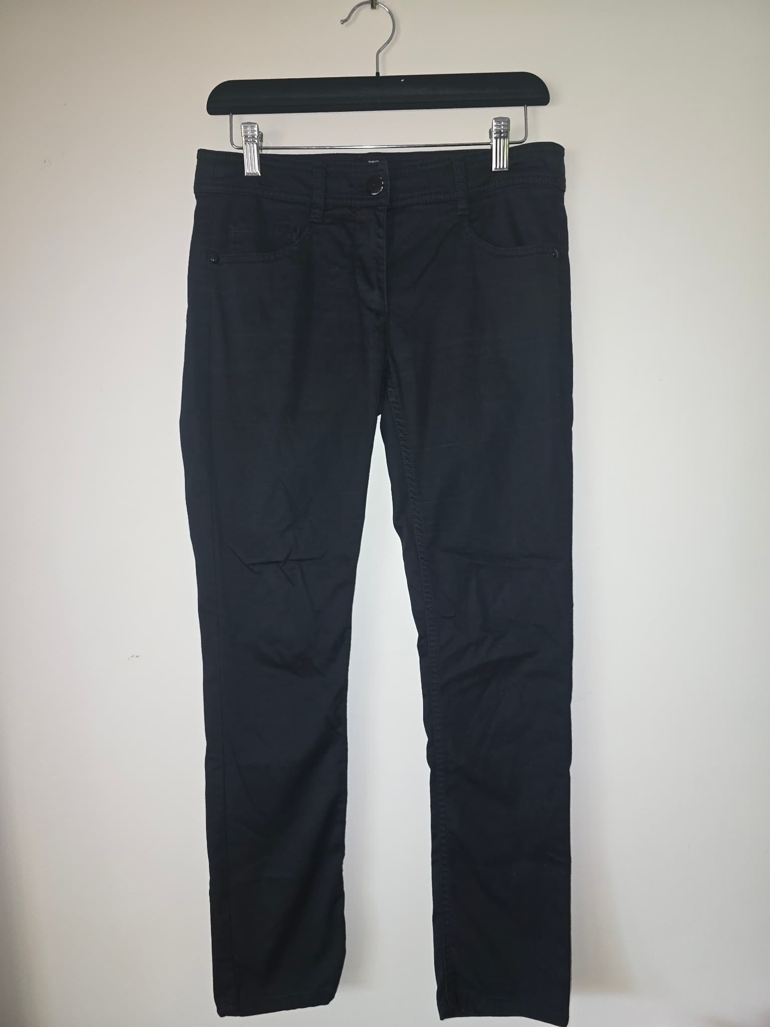 H&M Slim Leg Trousers Classic Black Women's 36 — photo 2 of 6