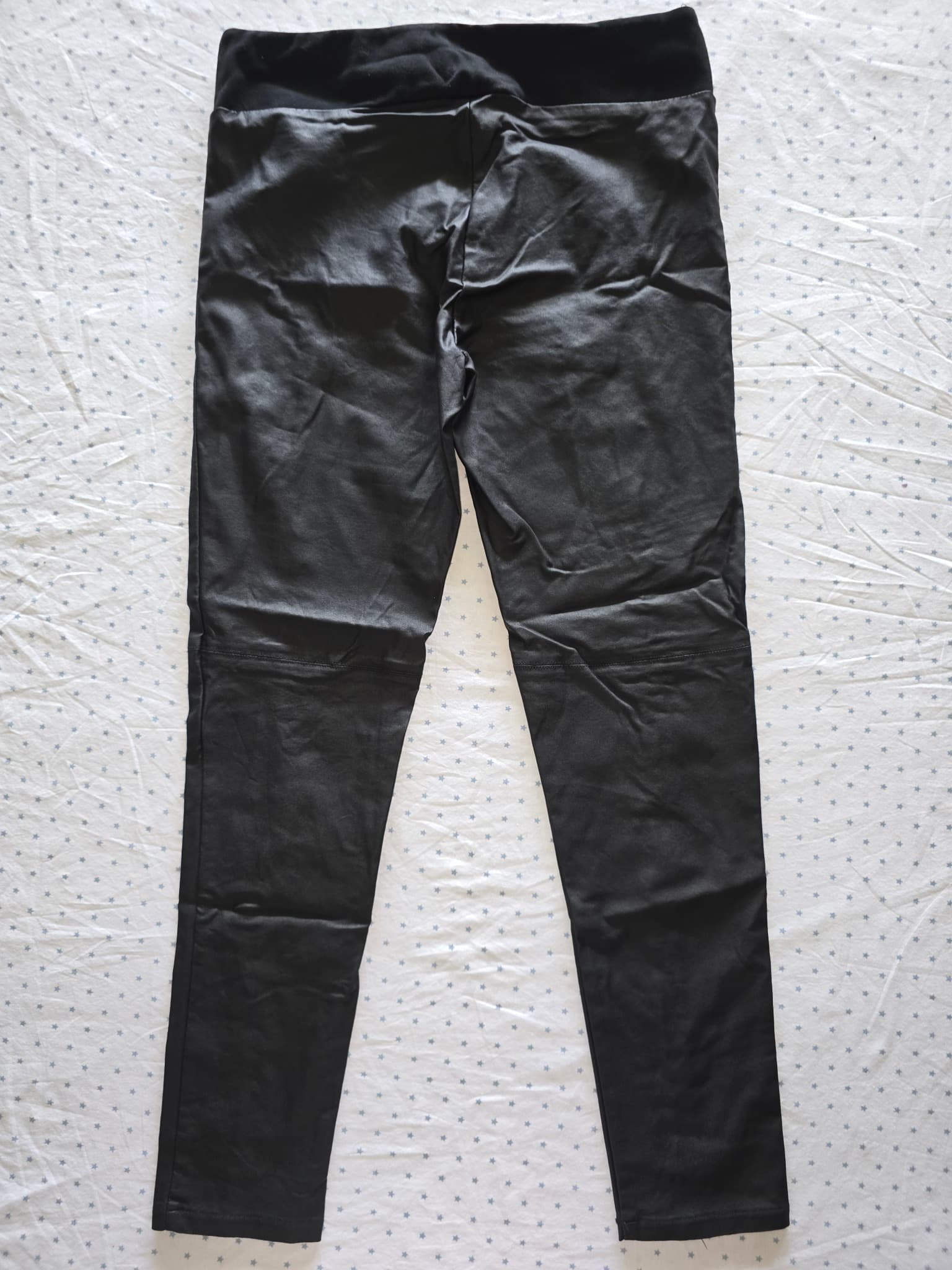 Hammock & Vine Faux Leather Leggings Elastic Waist Black Women's Size Unknown — photo 5 of 5