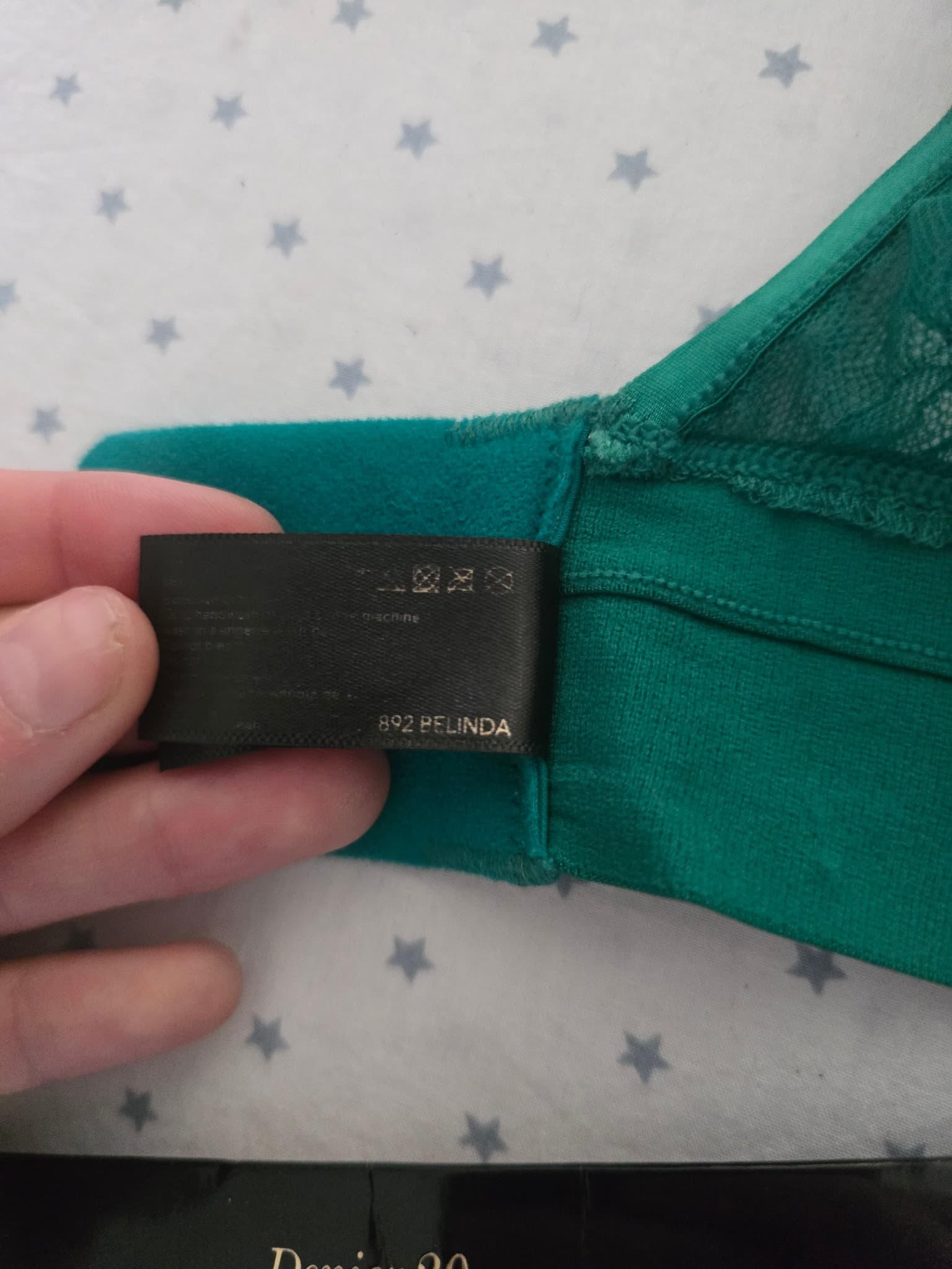 Honey Birdette Belinda Lingerie Set Lace Emerald Green Women's 12DD — photo 15 of 20