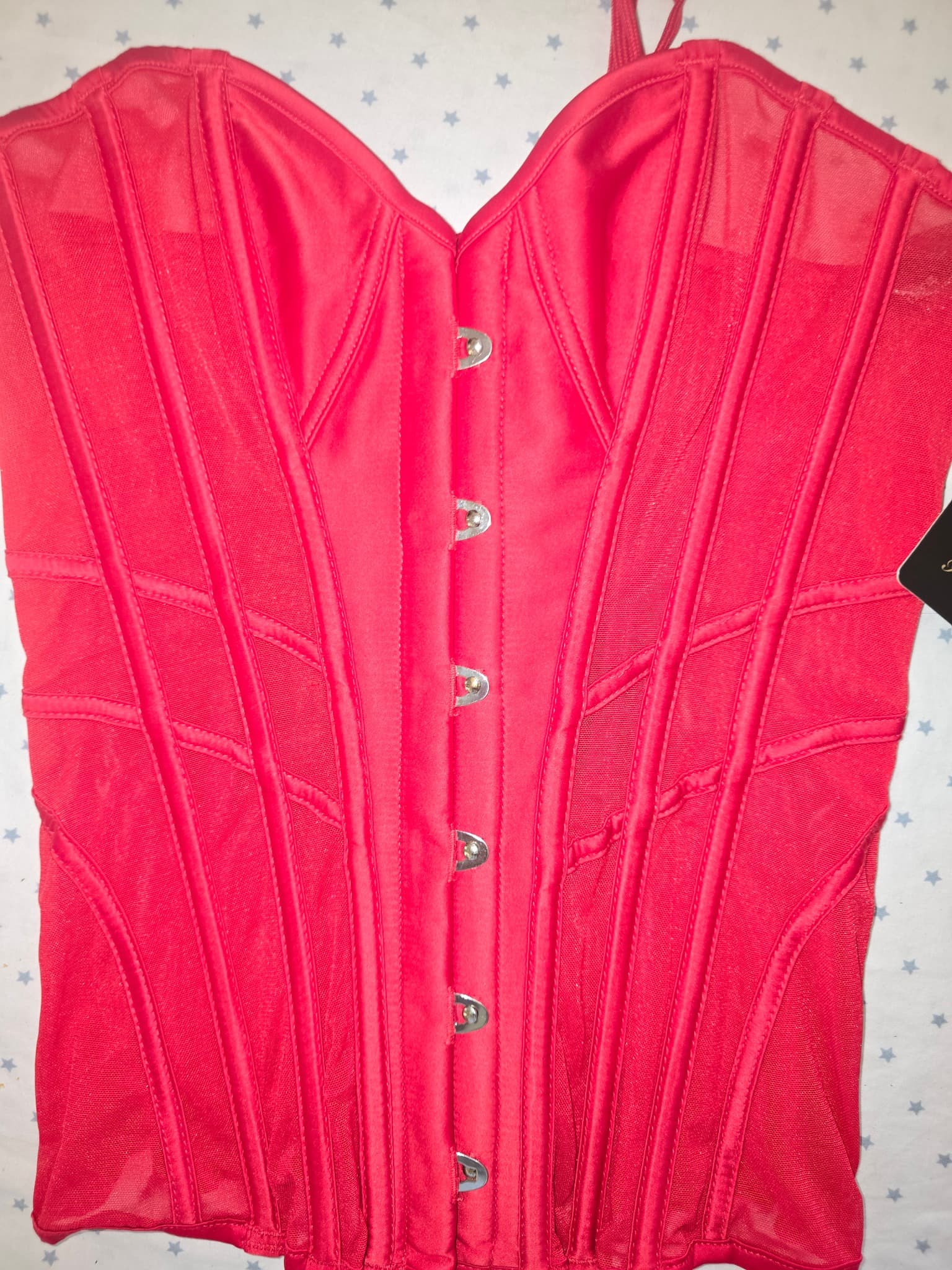 Honey Birdette Corset Top Bound Red Women's S — photo 2 of 7