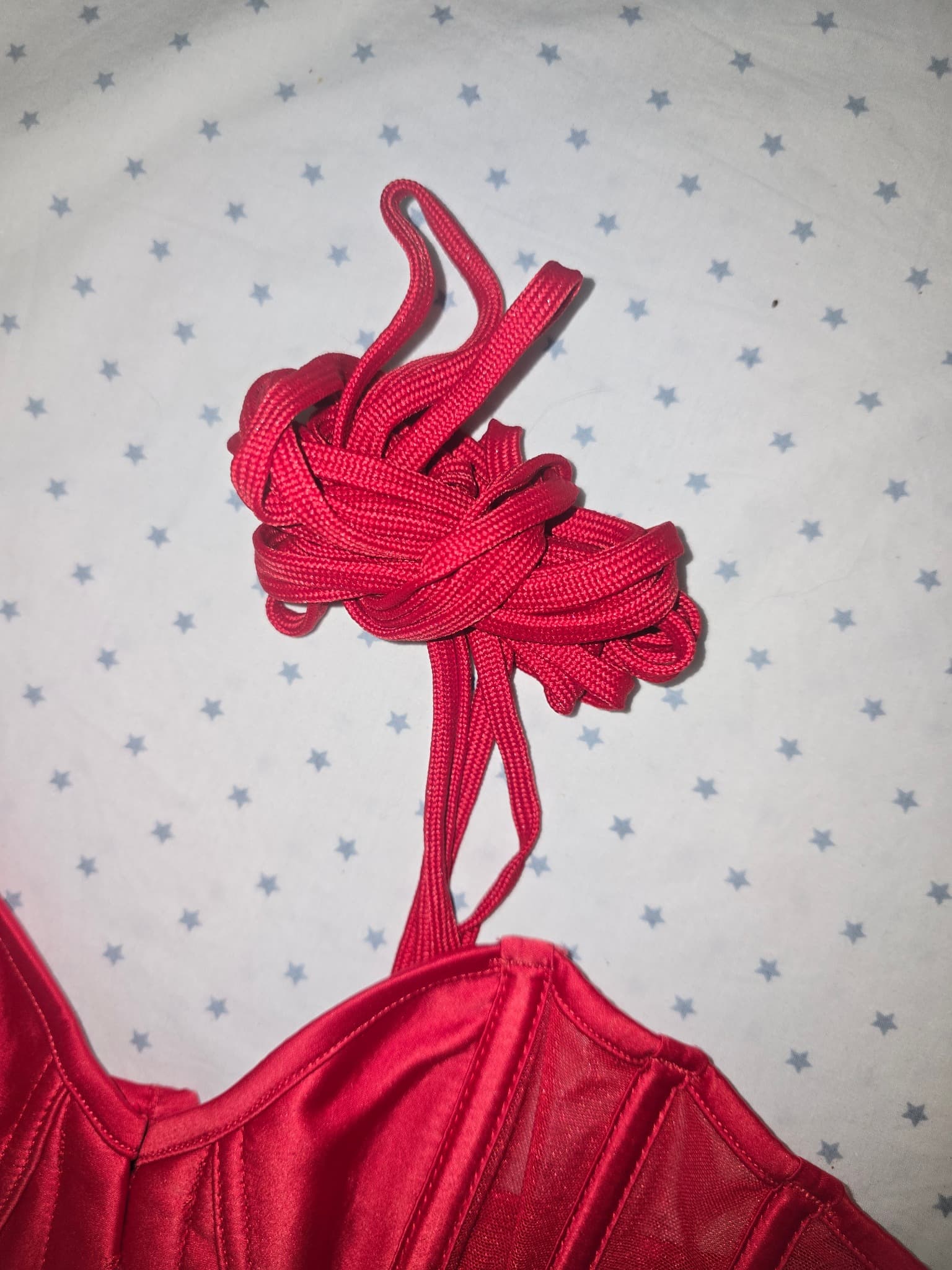 Honey Birdette Corset Top Bound Red Women's S — photo 5 of 7