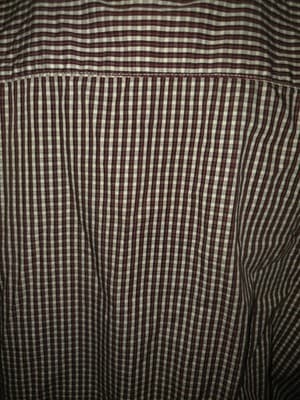 JAG Long Sleeve Button-Up Shirt Gingham Check Burgundy and White Men's XL — photo 5 of 5