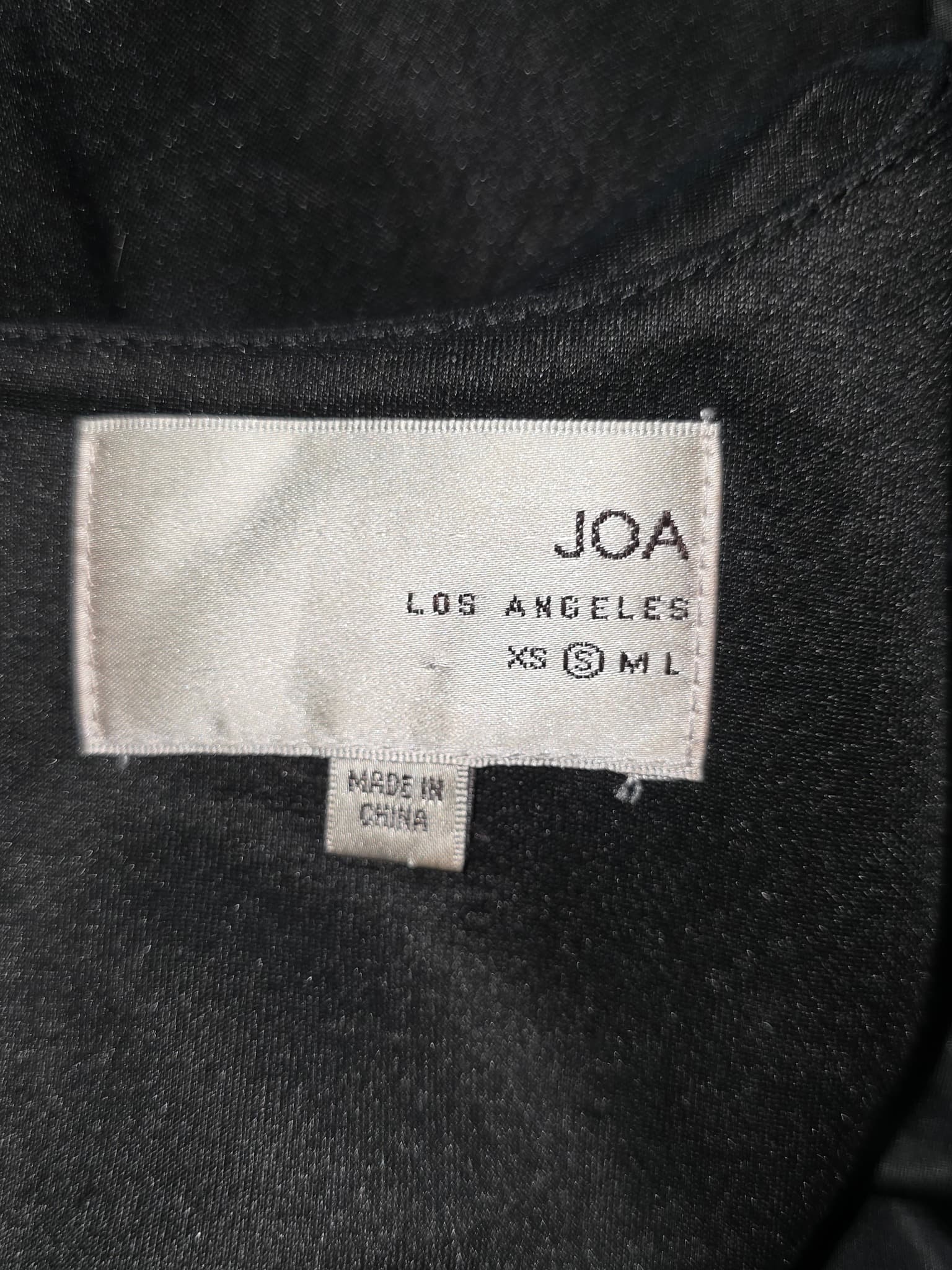 JOA Sleeveless Sheath Dress Grid Overlay Black Women's S — photo 2 of 4