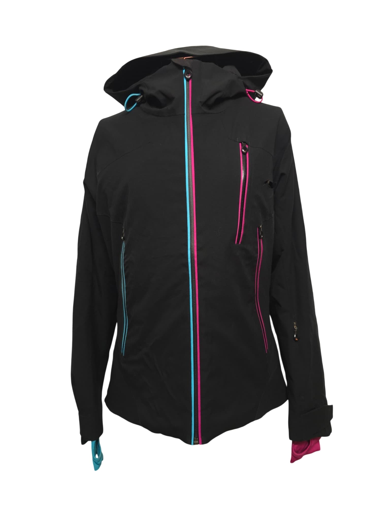 KJUS Ski Jacket Hooded Performance Coat Black Women's 38 — photo 1 of 11