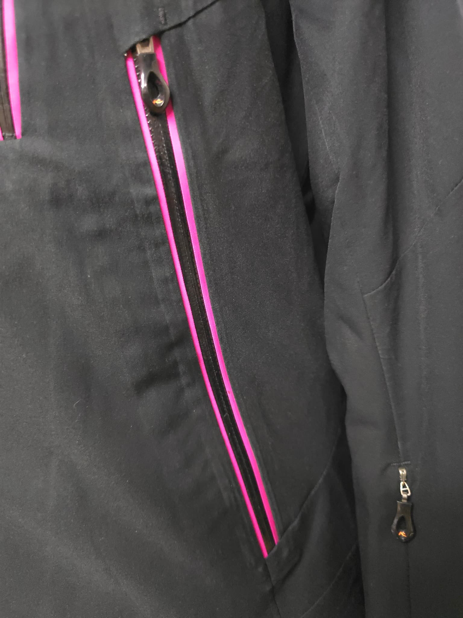 KJUS Ski Jacket Hooded Performance Coat Black Women's 38 — photo 4 of 11