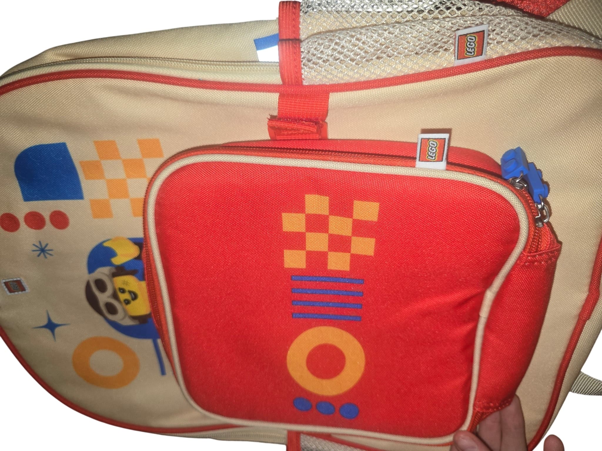 LEGO Kids' Backpack With Detachable Lunch Bag Red Cream Kids' One Size — photo 1 of 5